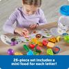image:imageLearning Resources A to Z Mini Foods Pretend Play Kitchen Accessories for Kids Toddler Montessori Fine Motor Skills Gifts for Kids