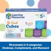 image:imageLearning Resources Conversation Cubes Ages 6 Foam Cubes for Social Emotional Learning School Counselor Supplies Speech Therapy Toys Ice Breaker CubesTeacher Must Haves 6 PiecesBe Kind Cubes