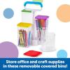image:imageLearning Resources CreateaSpace SeeThru Storage Caddy  9 Pieces Classroom Organization School Supplies Organizer1 Count Pack of 1