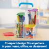 image:imageLearning Resources CreateaSpace SeeThru Storage Caddy  9 Pieces Classroom Organization School Supplies Organizer1 Count Pack of 1