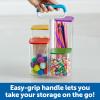 image:imageLearning Resources CreateaSpace SeeThru Storage Caddy  9 Pieces Classroom Organization School Supplies Organizer1 Count Pack of 1