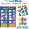 image:imageLearning Resources Helping Hands Pocket Chart 30 Card Classroom Organization Teacher AccessoriesTeacher Supplies for ClassroomBack to School Supplies