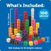 image:imageLearning Resources MathLink Cubes  Set of 100 Cubes Ages 5 Kindergarten STEM Activities Math Manipulatives Homeschool Supplies Teacher Supplies