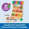 image:imageLearning Resources Mini Farmstand Sorting Set Play Food Sets for Kids Kitchen Grocery Store Pretend Play Montessori Toys Mini Food Toddler Activities Fine Motor Skills