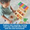 image:imageLearning Resources Mini Farmstand Sorting Set Play Food Sets for Kids Kitchen Grocery Store Pretend Play Montessori Toys Mini Food Toddler Activities Fine Motor Skills