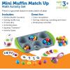 image:imageLearning Resources Mini Muffin Match Math Activity Set  76 Pieces Ages 3 Counting Games for Kids Preschool Toys Homeschool Montessori Activities Gifts for Boys and Girlsstandart