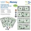image:imageLearning Resources Pretend Play Money  Math Manipulatives For Kids Kids Bank Plastic Coins Cash Register Toddler  Homeschool Supplies Fine Motor Skills Teaching Set ManipulativesPlay Money