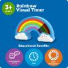 image:imageLearning Resources Rainbow Visual Timer  Time Management for Children Audio and Visual Alarms Schedule for Kids Social Emotional Learning Skills Countdown for Teachers Classroom Must HavesPack of 1