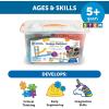 image:imageLearning Resources STEM Explorers Bridge Builders Classroom Set 305 Pieces STEM Projects for Students Ages 5 Back to School and Teacher Supplies
