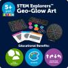 image:imageLearning Resources STEM Explorers GeoGlow Art Kit  Glow in The Dark Toys Kids Art Display Homeschool Fine Motor Skills Critical Thinking for Kids