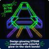 image:imageLearning Resources STEM Explorers GeoGlow Art Kit  Glow in The Dark Toys Kids Art Display Homeschool Fine Motor Skills Critical Thinking for Kids