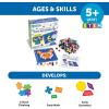 image:imageLearning Resources STEM Explorers Pixel Art Challenge  Science Kits amp STEM Activities for Kids Pattern Blocks Fine Motor Skills Math Manipulatives Sorting and Counting Gifts for Boys and GirlsMedium