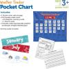 image:imageLearning Resources Weather Tracker Pocket Chart  Learning Pocket Chart for Classroom Classroom Calendar for Kids Monthly Weather for Kids Preschool Calendar