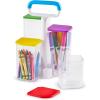 image:imageLearning Resources CreateaSpace SeeThru Storage Caddy  9 Pieces Classroom Organization School Supplies Organizer1 Count Pack of 1