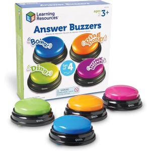 image:imageLearning Resources Answer Buzzers  Classroom Must Haves Supplies Kids Toys Sound Effect Button Family Game Shows Buzzers for Trivia Participation Tools Boys and Girls Birthday Gifts