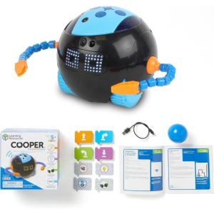 image:imageLearning Resources Cooper the STEM Robot  Coding for Kids Building Toys Robotics Kids Montessori Programming Gifts for Boy and Girls Classroom Must Haves  Interactive Homeschool SuppliesSingle