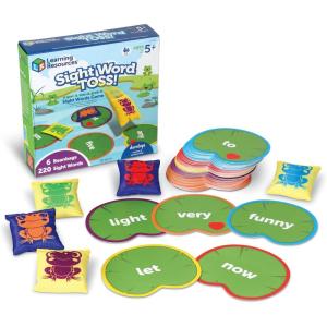 image:imageLearning Resources Sight Word Swat A Sight Words Game  Phonics Flash Cards Board Games for Kids Montessori Spelling  Homeschool Classroom Must Haves Teacher Supplies Gifts for Boys and GirlsSight Word Toss