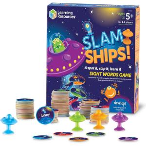 image:imageLearning Resources Sight Word Swat A Sight Words Game  Phonics Flash Cards Board Games for Kids Montessori Spelling  Homeschool Classroom Must Haves Teacher Supplies Gifts for Boys and GirlsSlam Ships