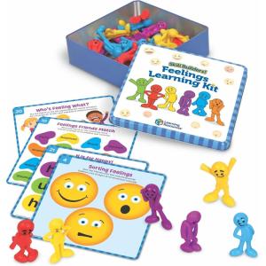 image:imageLearning Resources Skill Builders Feelings Learning Kit SEL Activities Social Skills Activities for Kids Talking Flash Cards for Toddlers Toddler Toy Homeschool Supplies