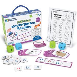 image:imageLearning Resources Skill Builders Kindergarten Reading Small Group Kit Learn to Read Flash Cards Phonics Preschool Activities School Supplies Classroom Must Haves Montessori ToysSkill Builders Kindergarten Reading Activity Set