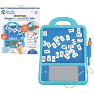 image:imageLearning Resources Skill Builders Magnetic Word Builder Learn to Read Phonetic Alphabet Puzzle Board ABC Kids Games Sensory Board For Kids Fine Motor Skills Birthday Gift