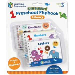 image:imageLearning Resources Skill Builders Preschool Flipbook3 Pieces Ages 3 Library Preschool Learning Activities letters numbers counting toddler activity bookPreschool