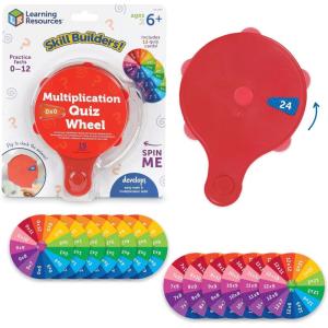 image:imageLearning Resources Skill Builders Smart Stickers Letters amp Phonics Alphabet Stickers Reusable Sticker Book Preschool Classroom Must Haves Homeschool Supplies Montessori Busy BookSkill Builders Multiplication Quiz Wheel
