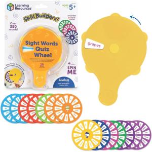 image:imageLearning Resources Skill Builders Smart Stickers Letters amp Phonics Alphabet Stickers Reusable Sticker Book Preschool Classroom Must Haves Homeschool Supplies Montessori Busy BookSkill Builders Sight Words Quiz Wheel