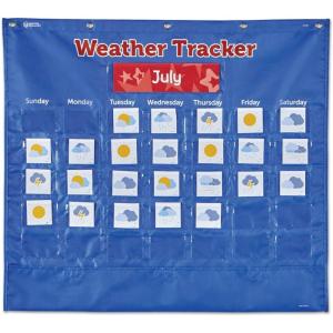 image:imageLearning Resources Weather Tracker Pocket Chart  Learning Pocket Chart for Classroom Classroom Calendar for Kids Monthly Weather for Kids Preschool Calendar
