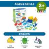 image:imageLearning Resources 123 Build It Robot Factory  Building Robots for Kids Robot STEM Toys Kids Engineering Toys Toddler STEM Activity Robots Building Kit