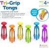 image:imageLearning Resources 3 Prong Tong Pencil Grip Tongs Sensory Bin Fine Motor Toy Set of 6 Ages 4