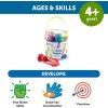 image:imageLearning Resources 3 Prong Tong Pencil Grip Tongs Sensory Bin Fine Motor Toy Set of 6 Ages 4