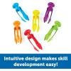 image:imageLearning Resources 3 Prong Tong Pencil Grip Tongs Sensory Bin Fine Motor Toy Set of 6 Ages 4