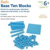 image:imageLearning Resources Base Ten Blocks Smart Pack  121 Pieces Ages 6 Grades 1 Math First Grade Games School SuppliesSet