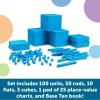 image:imageLearning Resources Base Ten Blocks Smart Pack  121 Pieces Ages 6 Grades 1 Math First Grade Games School SuppliesSet