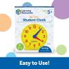 image:imageLearning Resources Big Time Student Clock Teaching amp Demonstration Clock Develops Time and Early Math Skills Ages 5 Clock for Learning 12 HourBack to School GiftsClock