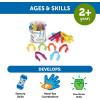 image:imageLearning Resources EasyGrip Tweezers  Sensory Bin Tools Tongs for Kids Fine Motor Skills Montessori Grabber Tool Toddler Activities School and Teacher Supplies Daycare Essentials