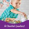 image:imageLearning Resources Farm Animal Counters  60 Pieces Ages 3 Toddler Learning Toys Farm Animals Toys Develops Counting and Matching SkillsDinosaur Counters