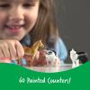 image:imageLearning Resources Farm Animal Counters  60 Pieces Ages 3 Toddler Learning Toys Farm Animals Toys Develops Counting and Matching SkillsFarm Counters