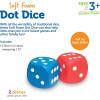 image:imageLearning Resources Foam Dice Dot Dice  Early Math Skills Board Games Classroom Must Haves Back to School Set of 2 Grades PreK Ages 3