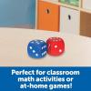 image:imageLearning Resources Foam Dice Dot Dice  Early Math Skills Board Games Classroom Must Haves Back to School Set of 2 Grades PreK Ages 3