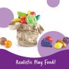 image:imageLearning Resources Fresh Picked Fruit And Veggie Tote 17 Piece Age 18 months Multicolor8 L x 9 W in