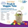 image:imageLearning Resources Fresh Picked Fruit And Veggie Tote 17 Piece Age 18 months Multicolor8 L x 9 W in