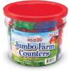 image:imageLearning Resources Jumbo Farm Counters Farm Animals  30 Pieces Ages 18 months Toddler Learning Toys Preschool Toys 5 Animals in 6 Colors