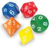 image:imageLearning Resources Jumbo Foam Polyhedral Dice  Math Manipulative CubesTeacher Supplies Classroom Must Haves  Homeschool and Preschool Board Game Accessories Counting Numbers Party Gifts