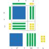image:imageLearning Resources Magnetic Algebra Tiles Algebraic Math Skills Magnets for Any Magnetic Surface 72 Piece Set Ages 11