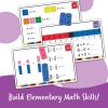 image:imageLearning Resources MathLink Cubes Kindergarten Math Activity Set Dino Time  Math Manipulatives for Elementary School Kindergarten Toys Counting Blocks for Classroom Centers and HomeschoolElementary Activity Set