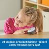 image:imageLearning Resources Message Maker Recordable Button Speech Bubble  SEL Toys Conversation Skills Voice Recorder Buttons for Classroom Teacher Literacy Group Gifts for Kids