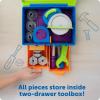 image:imageLearning Resources New Sprouts AllinOne Toolbox  Kids Tool Set Toddler Toys Fine Motor Skills Pretend and Play Construction Box Montessori Drill and Screw Toys Gifts for Boys and Girls