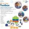 image:imageLearning Resources New Sprouts AllinOne Toolbox  Kids Tool Set Toddler Toys Fine Motor Skills Pretend and Play Construction Box Montessori Drill and Screw Toys Gifts for Boys and Girls